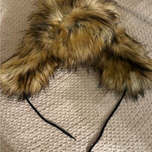 Faux Fur Trapper Hat with Ear Flaps